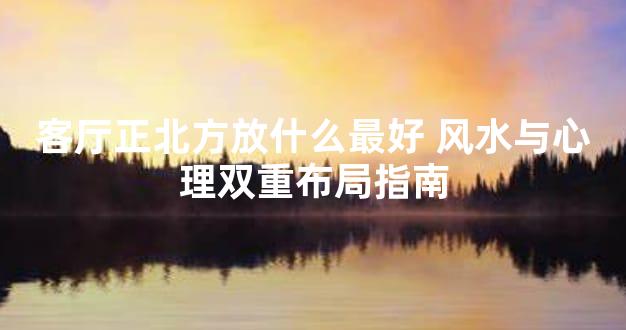 客厅正北方放什么最好 风水与心理双重布局指南